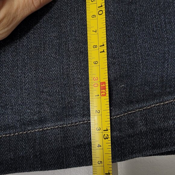 Colori Denim Black Wash Front Zip 4-Pockets Retro Casual Mini Skirt Size 1 - Picture 11 of 13